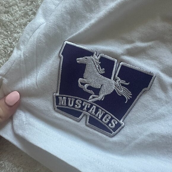 White custom Western soffee shorts - Picture 3 of 4